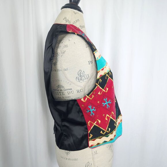 Vintage Hairston Roberson Ropa Western Vest Medium Deadstock - Picture 6 of 9